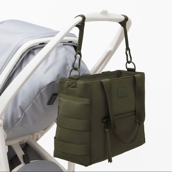 dagne dover as diaper bag
